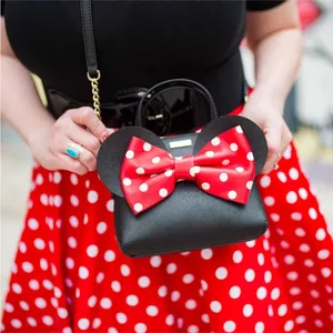 Kate Spade Minnie Mouse Mini Maise Crossbody Bag Purse Disney Black Ears Leather thumbnail 1
