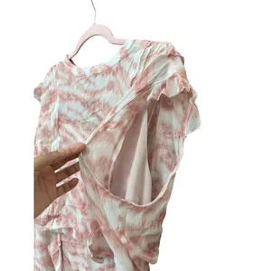 Allsaints Hali‎ Areias Mini Dress Size US 12 Pink White thumbnail 8