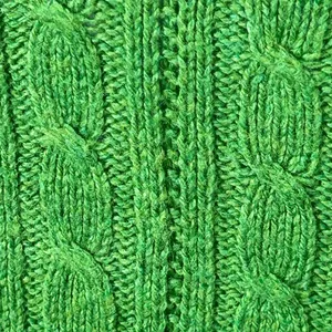 Vintage American Eagle Kelly Green Cable Knit V-Neck Sweater Large Y2K thumbnail 8