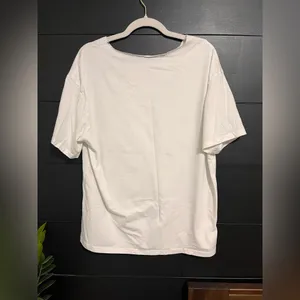 SUNSHINE CALIFORNIA Off Shoulder Oversized Colorful Beach Tee Women’s Sz M EUC thumbnail 2