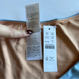J Crew Curved Waist Cheeky Bikini Bottoms in Mist Blue Size M New thumbnail 7