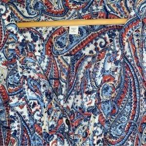 J. Jill Blue Paisley Popover •Medium Petite thumbnail 4