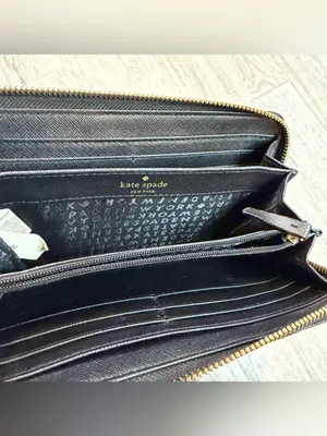 Kate Spade Neda Newberry Lane Zip Around Leather Wallet thumbnail 4