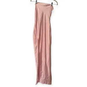 NWD Babyboo Misha Maxi Dress Blush Pink Satin Size Small thumbnail 3