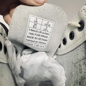 Doc Dr Martens Air Wair Lace Up Combat Boots White Women's 5 NWT Fuluki Kanai thumbnail 6