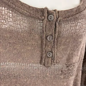 Free People Wild horses brown Henley tunic top thumbnail 4
