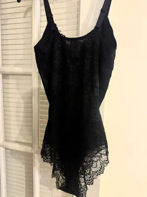 Lace Bodyshaper Bodysuit Black Size M thumbnail 6