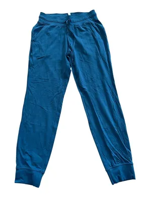 Lululemon Ready to Rulu Joggers Size 8 Teal Blue Drawstring Pants 28” thumbnail 1
