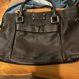 Kate Spade Brown Leather Bag Gorgeous Leather 15” Wide 8” Length thumbnail 1