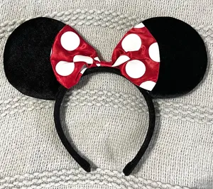 Disney Parks Red Minnie Mouse Ears Headband thumbnail 1