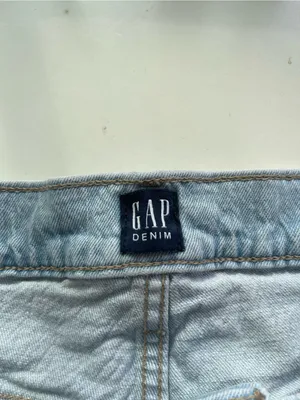 GAP Light Blue Distressed Denim Cutoff Shorts - Women's thumbnail 3