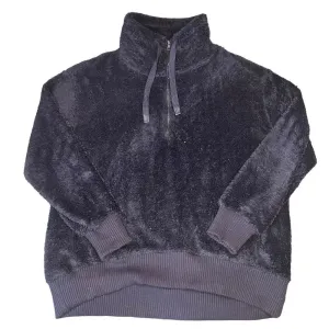 Member's Mark Women's Large Navy Blue Half Zip Sherpa Pullover Sweater‎ thumbnail 1