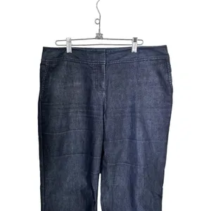 Kenneth Cole Reaction Women’s Size 10 Wide Leg Trouser Dress Pants Dark Blue thumbnail 2
