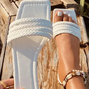 White sandals Size 6.5 thumbnail 1