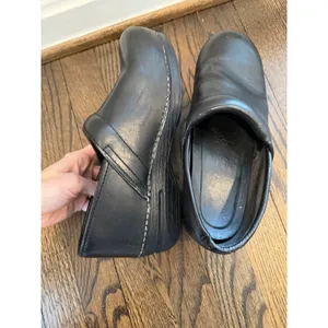 Dansko Professional Clogs Women's Size 40 US Sz 9 Black Oiled Comfort $135 thumbnail 4