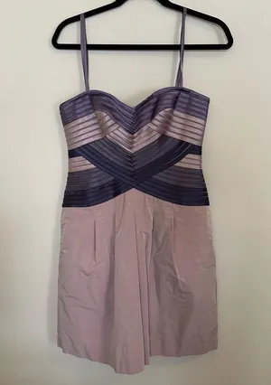 BCBG Maxazria Hana Strapless Corset Top Dress thumbnail 1