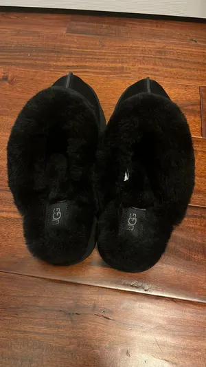 UGG Platform Slippers Black thumbnail 3