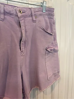 Special a purple cargo jean shorts size medium thumbnail 5