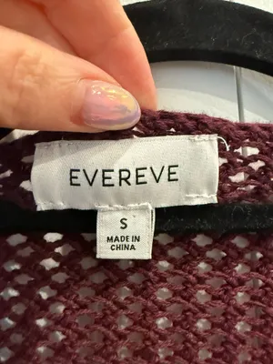 Evereve Emery Open Stitch Cardigan - Vino thumbnail 6