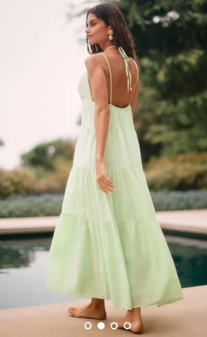 Anthropologie Charlie Holiday Priscilla Dress Maxi 2 thumbnail 2