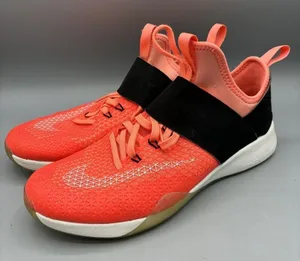 Nike Air Zoom‎ Strong Primeknit Trainers Orange Running Shoes Sneakers Womens 7 thumbnail 1