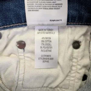 AGOLDE Sophie High Rise Skinny Jeans Dark Wash Raw‎ Hem A018-3005 Womens 27 thumbnail 5