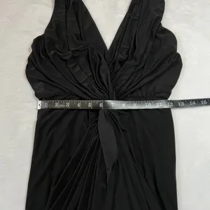 MISA Los Angeles Leza Mini Dress Size XS V-Neck Sleeveless Knot Front LBD Party thumbnail 11