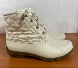 Sperry Syren Quilted Waterproof Wool Women's Boot Size 8 thumbnail 1