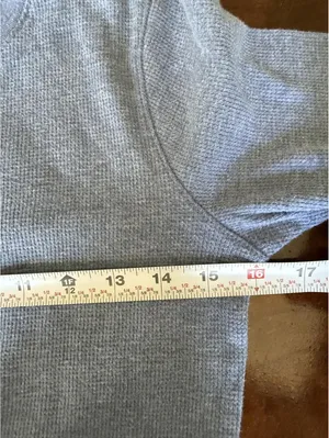 Cuddl Duds Thermals Light Blue Waffle Knit Long Sleeve Top Size S thumbnail 5