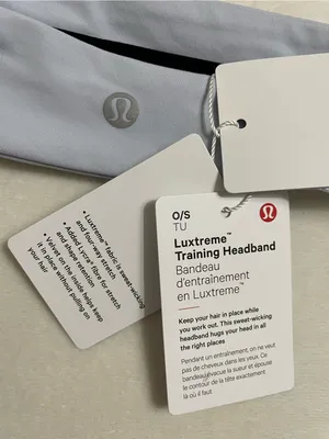 Lululemon NWT Luxtreme training headband light blue thumbnail 2