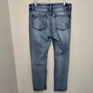 Judy‎ Blue Boyfriend Jeans 13/31 Distressed Mid Rise Relaxed Fit Ripped Denim thumbnail 2