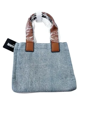 NWT True Religion Denim Mini Tote Bag Y2K Crossbody Bag Blue thumbnail 8