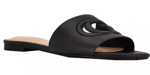 Guess women’s tashia cutout logo slide sandals thumbnail 1