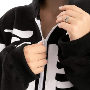 Spooktacular Creations Halloween Skeleton Costume Unisex Jumpsuit Union Suit LG thumbnail 3
