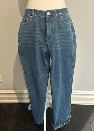 Pepper mayo Keanna low rise blue baggy jeans thumbnail 1