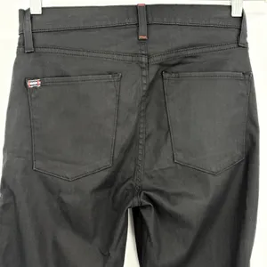 AO‎ LA by Alice + Olivia Black High Rise Pintuck Split Hem Skinny Jeans Sz 28 thumbnail 7
