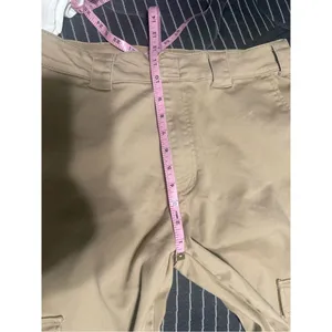 Women’s Black Label Khaki Straight-Leg Cargo Pants size 13 & 30W thumbnail 6