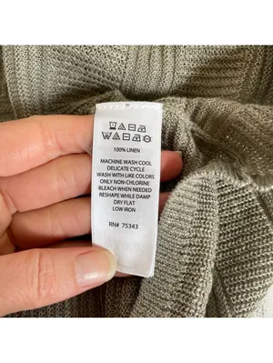 Cynthia Rowley 100% Linen Open Front Cardigan Brown Size XL Coastal Luxury thumbnail 5
