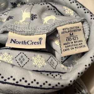 Northcrest reindeer snowflake print turtleneck Size medium vintage thumbnail 7