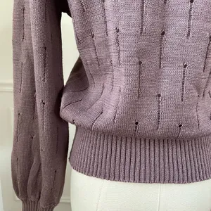 Vintage 70s Foxmoor Mauve Purple Sweater XS thumbnail 7