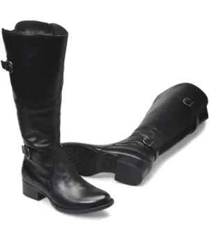 Born Gibb tall leather riding boots black 7 thumbnail 1