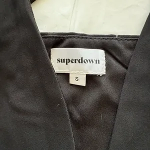 Superdown Sleek Black Backless Dress thumbnail 3