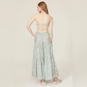 SIMKHAI Laurel‎ Palm Leaf Maxi in Suft Print Size xs thumbnail 6