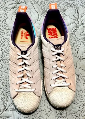 Adidas x Girls Are Awesome Superstar Plateau Women's size 8.5 FW8084 2020💛 thumbnail 1