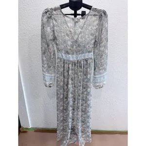 Altar'd State Chiffon Kimono Dress Open Front Boho Bohemian Cottage Fairy Sz XS thumbnail 3