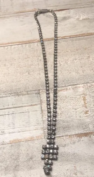 Diamond Rhinestone Necklace thumbnail 1