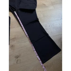 NWOT Womens Belle Kim Gravel pull on black‎ pants stretch size 12P thumbnail 3