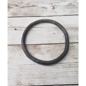 Vintage Bracelet / Bangle Metallic Dark Gray thumbnail 4