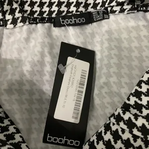 Boohoo Dress 6 Black White‎ Check NWT Square Neck Trendy Sleeveless thumbnail 5
