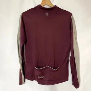 Pearl Izumi purple gray running quarter zip long‎ sleeved top women's size large thumbnail 6